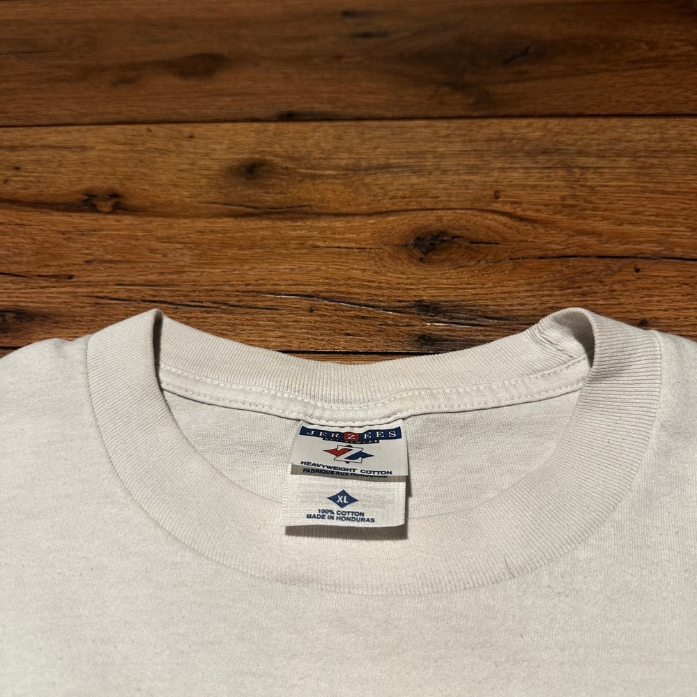 Vintage Jerzees Pepsi White Graphic T-Shirt Men XL - Picture 5 of 7